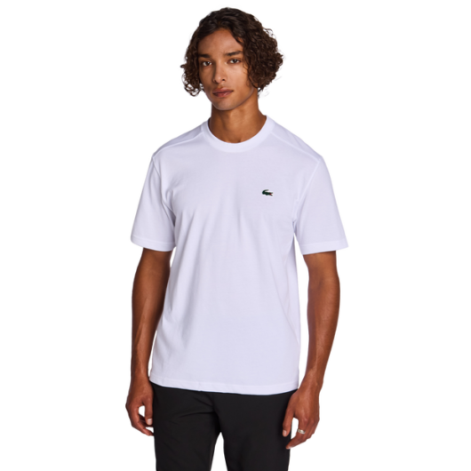 Lacoste Men T-Shirts - White - Size S