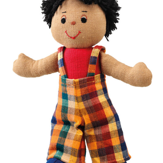 Lanka Kade Boy Doll - Brown Skin Black Hair