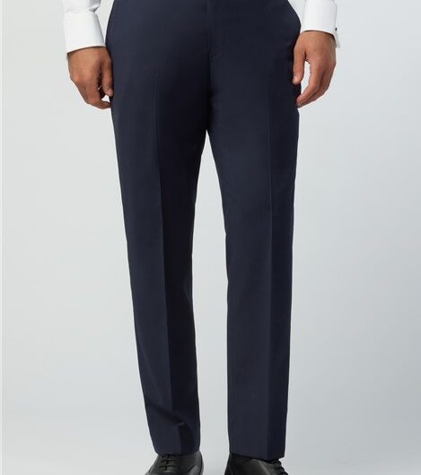 Scott by The Label Navy Blue Premier Fit Men's Trousers