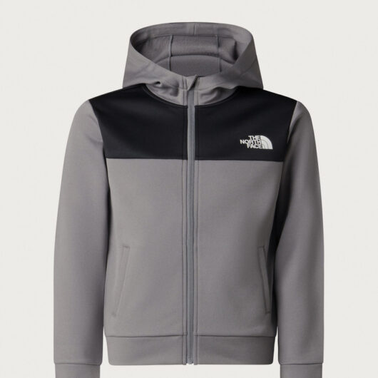 The North Face Teen Reaxion Full Zip Hoodie - Smoked Pearl - XXL